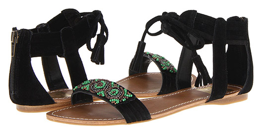 black colour sandals